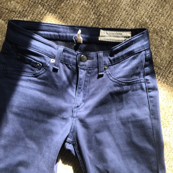 Rag & Bone Navy Blue Ambre Jeans Sz 25 - Picture 2 of 6